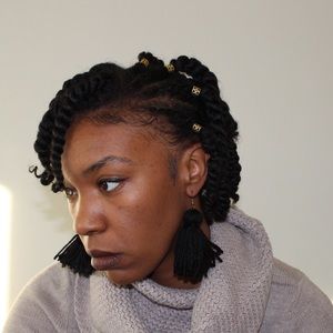 Yarn Tassel Earrings